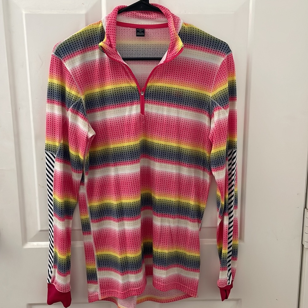 Helly Hansen 1/2 Zip Active Flow Graphic Base Lay… - image 1